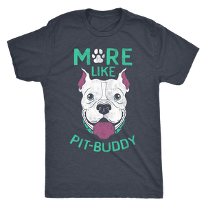 Pit Buddy Shirts and Hoodies T-shirt Next Level Mens Triblend Vintage Navy S