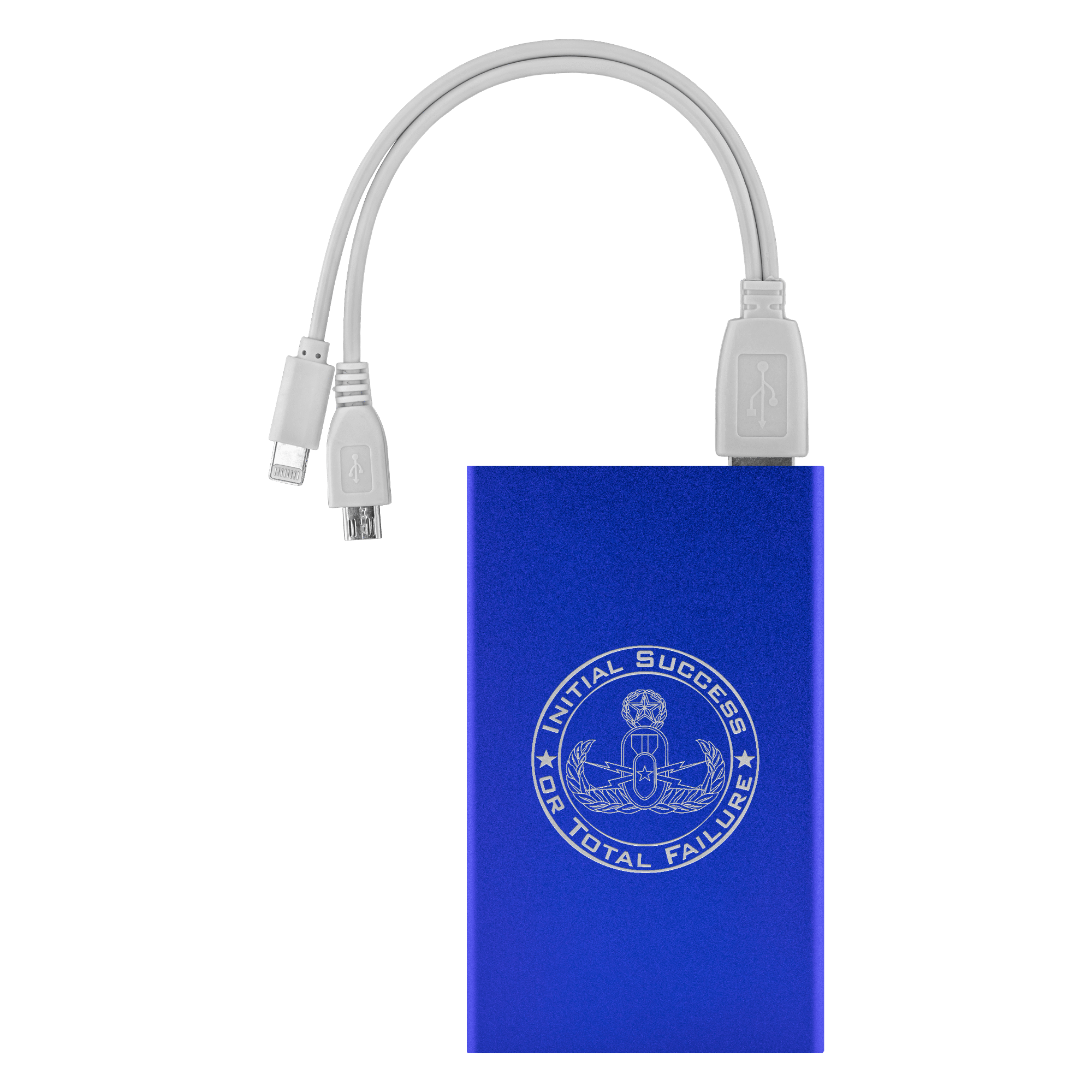 Initial Success or Total Failure EOD Power Bank Power Banks Royal Blue 