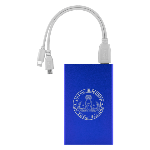 Image of Initial Success or Total Failure EOD Power Bank Power Banks Royal Blue 