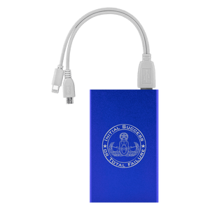 Initial Success or Total Failure EOD Power Bank Power Banks Royal Blue 