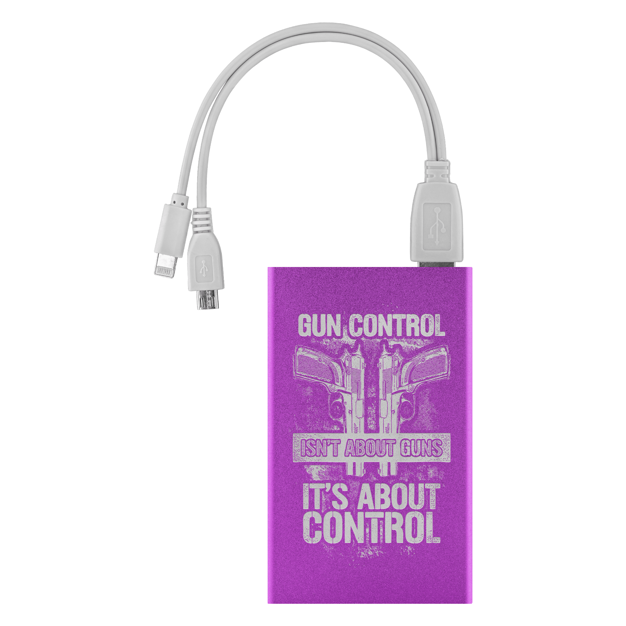Gun Control Power Bank V1 Power Banks Purple 