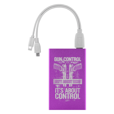 Image of Gun Control Power Bank V1 Power Banks Purple 