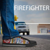 Firefighter License Plate Art | Low Top Shoes Shoes 