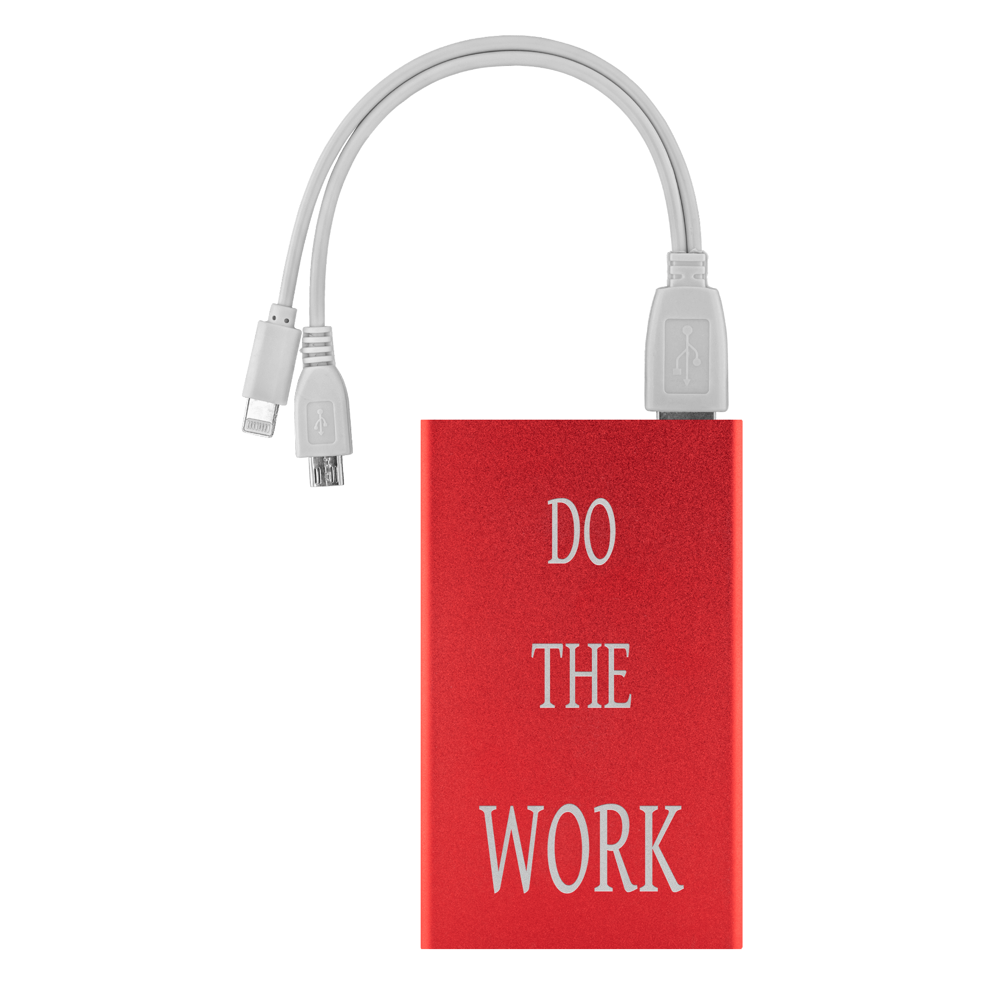 Do The Work Power Bank Power Banks Red 