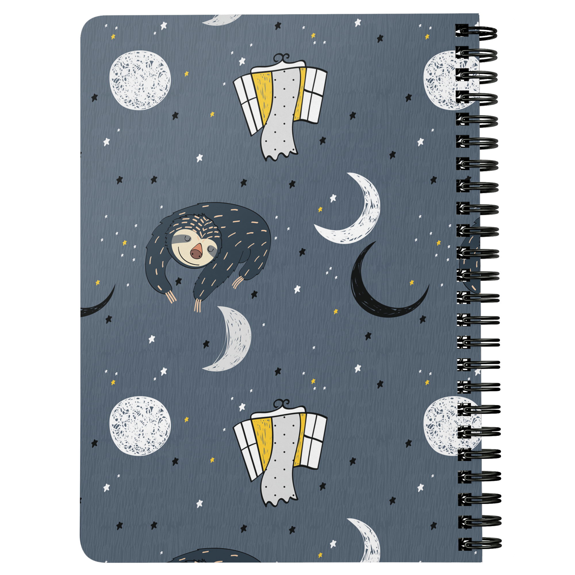 Sleeping Space Sloth Journal | Spiral