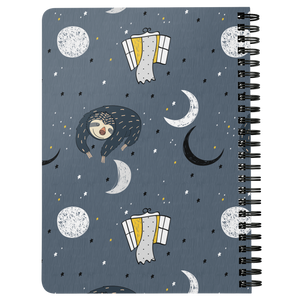 Sleeping Space Sloth Journal | Spiral