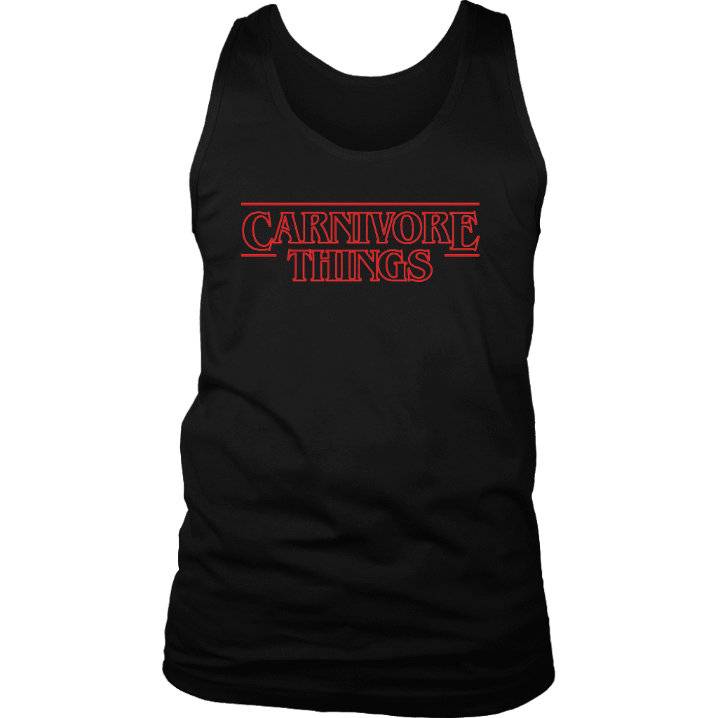 Carnivore Things T-shirt District Mens Tank Black S
