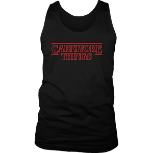 Carnivore Things T-shirt District Mens Tank Black S