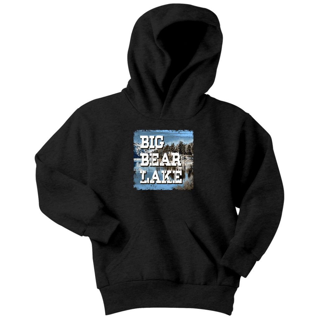 Big Bear Lake V.1 Hoodies and Long Sleeve T-shirt Youth Hoodie Black XS