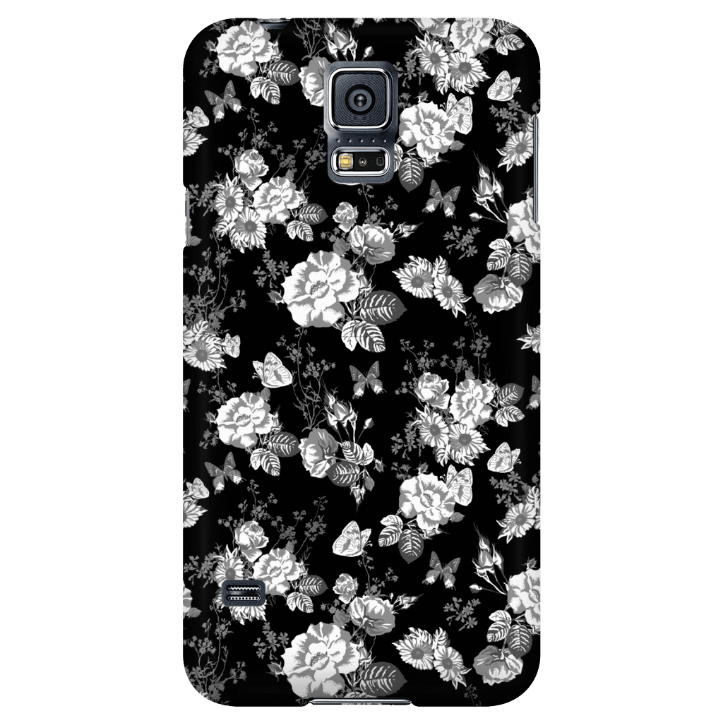 Butterflies and Flowers Phone Case Phone Cases Galaxy S5 