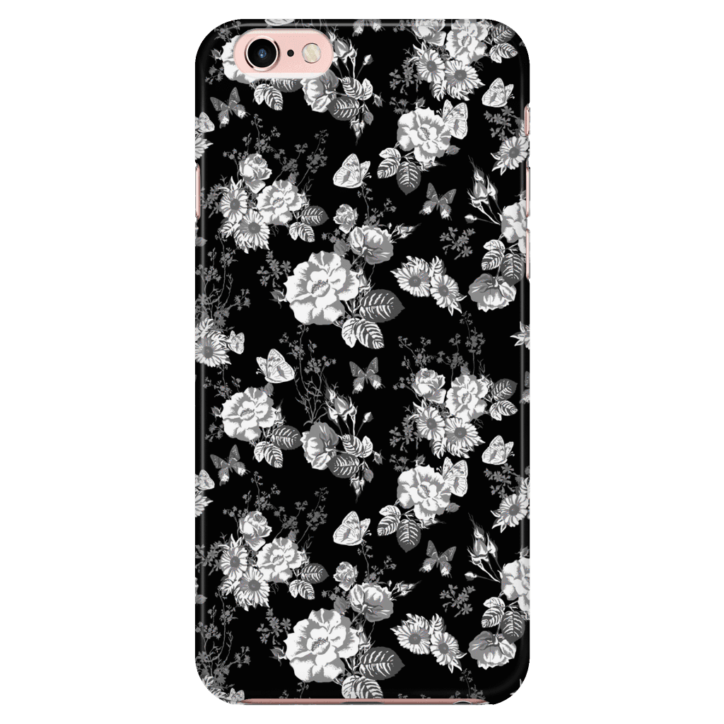 Butterflies and Flowers Phone Case Phone Cases iPhone 6/6s 