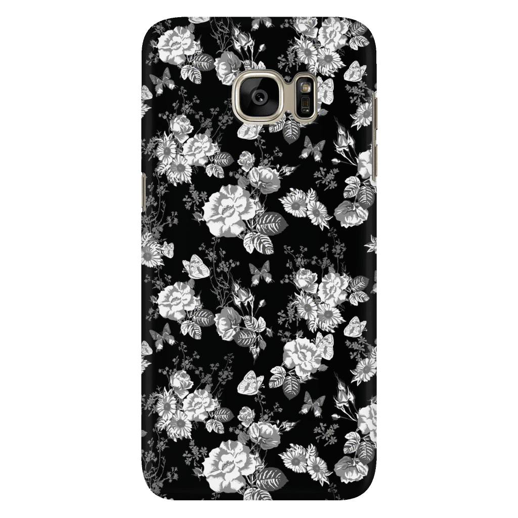 Butterflies and Flowers Phone Case Phone Cases Galaxy S7 