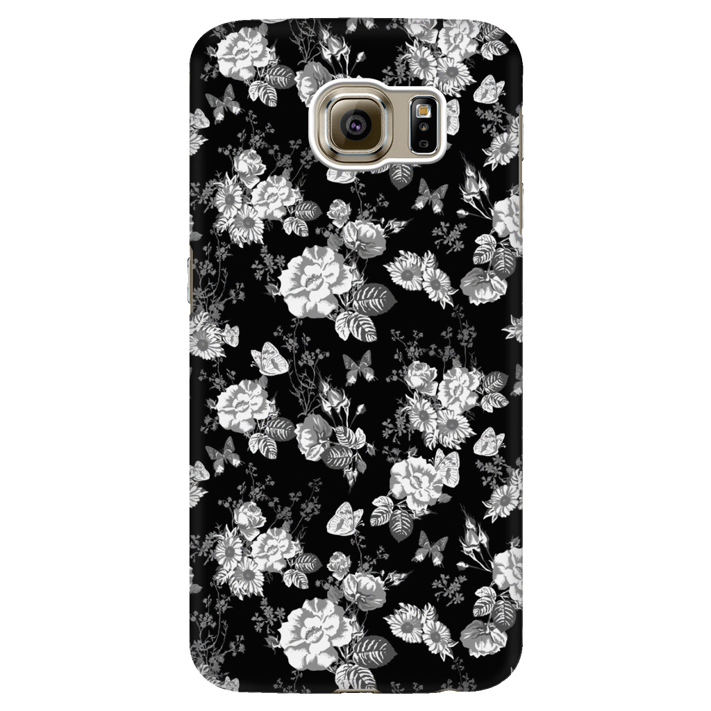 Butterflies and Flowers Phone Case Phone Cases Galaxy S6 