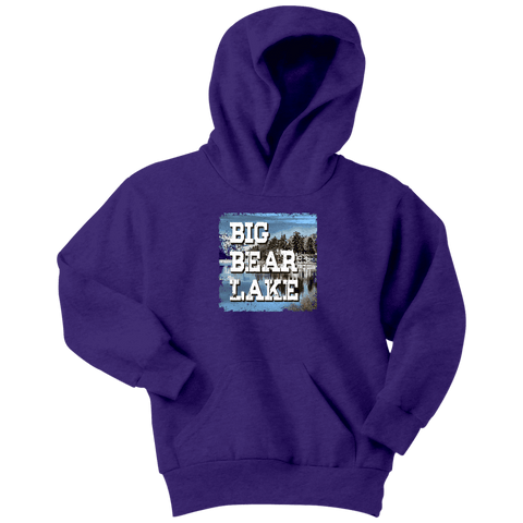 Image of Big Bear Lake V.1 Hoodies and Long Sleeve T-shirt Youth Hoodie Purple XS
