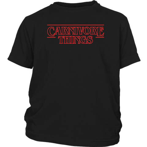 Image of Carnivore Things T-shirt District Youth Shirt Black XS