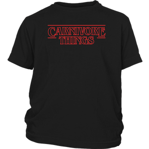 Carnivore Things T-shirt District Youth Shirt Black XS