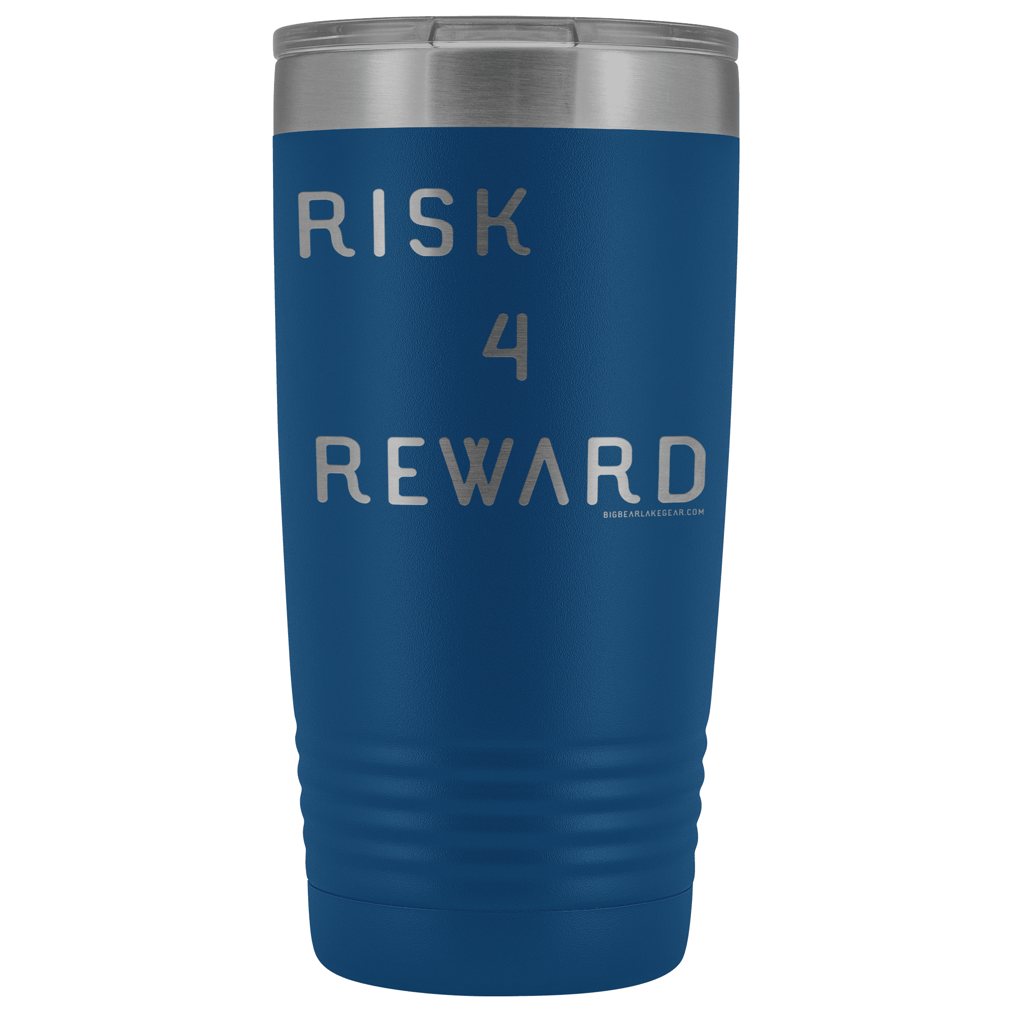 Risk 4 Reward | Try Things and Get Rewards | 20 oz Tumbler Tumblers Blue 