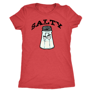 Salty V.1 Womens T-shirt Next Level Womens Triblend Vintage Red S