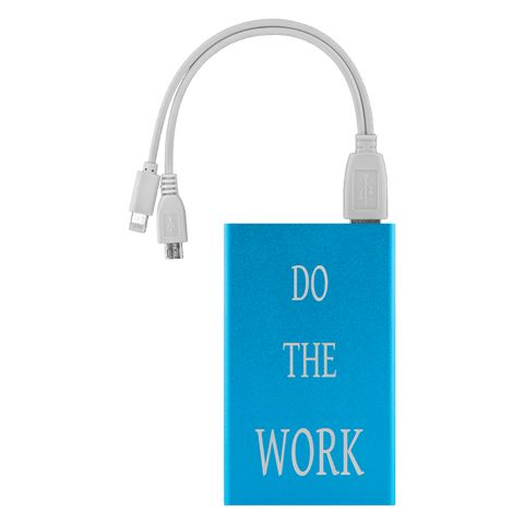 Image of Do The Work Power Bank Power Banks Light Blue 