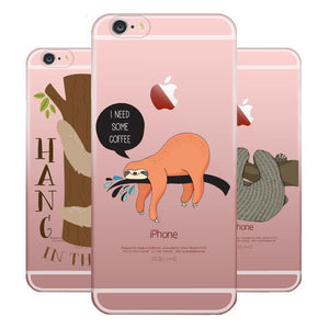 Sloth Soft TPU Silicone Case 