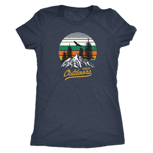 Great Outdoors Shirts | Womens T-shirt Next Level Womens Triblend Vintage Navy S