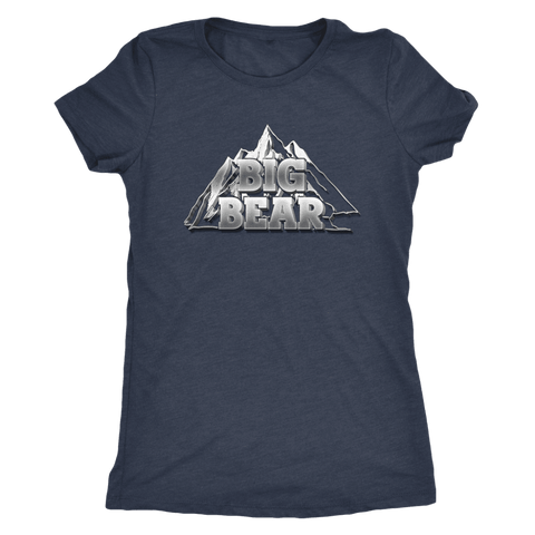 Image of Big Bear V.2, Womens T-shirt Next Level Womens Triblend Vintage Navy S