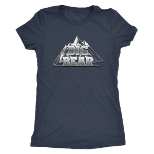 Big Bear V.2, Womens T-shirt Next Level Womens Triblend Vintage Navy S