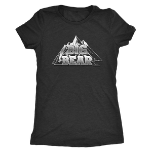 Big Bear V.2, Womens T-shirt Next Level Womens Triblend Vintage Black S