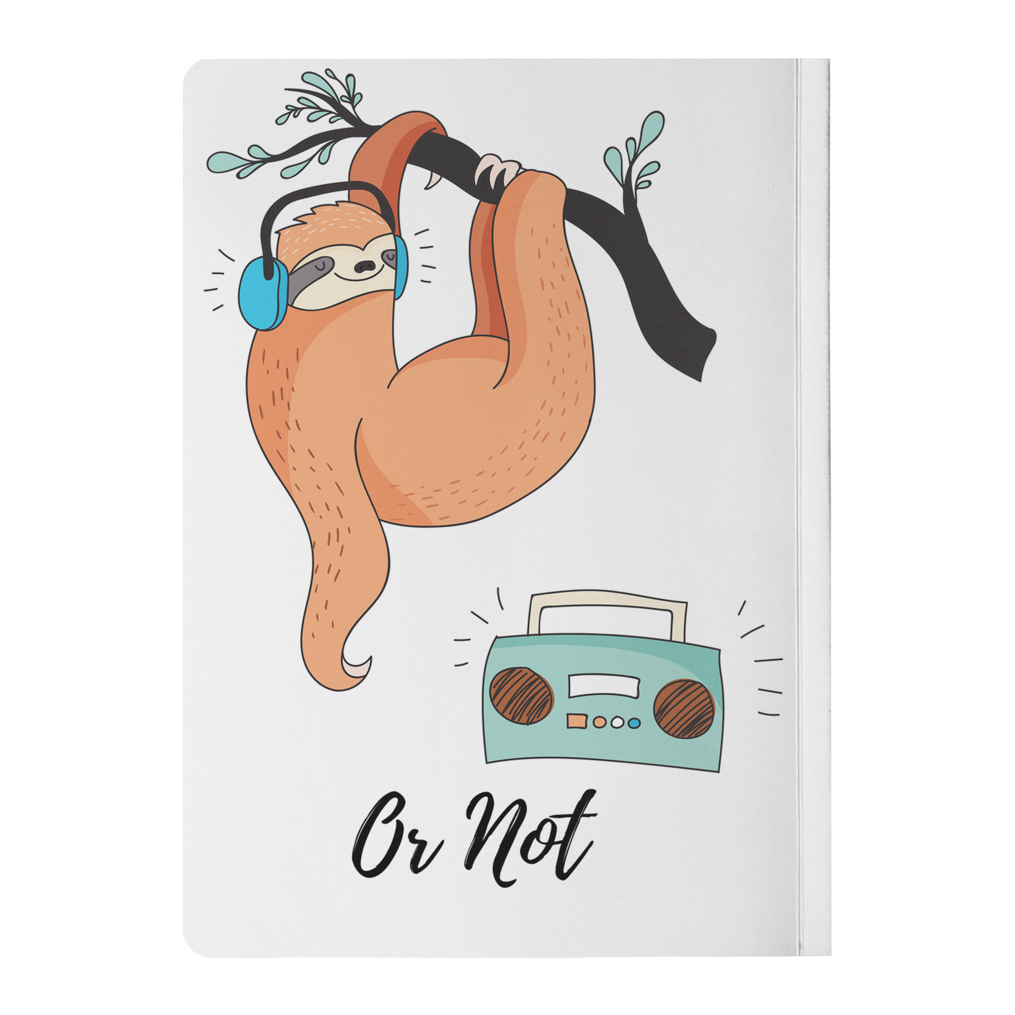 Dope Beats Sloth | Paperback Journal