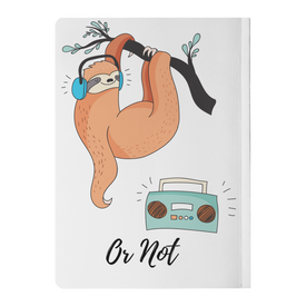 Dope Beats Sloth | Paperback Journal