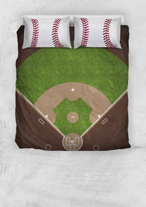 Awesome Baseball Bedding, Black 