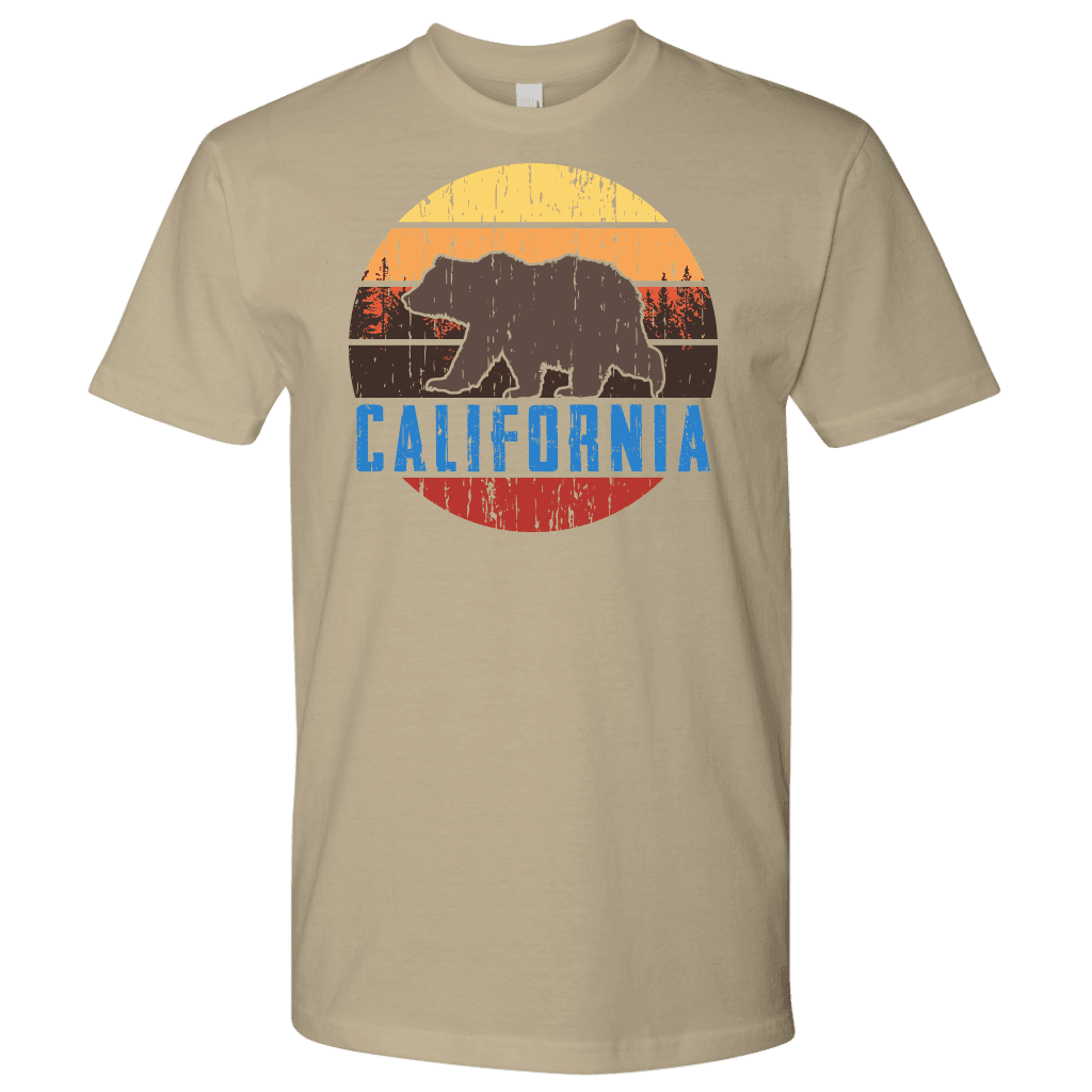 Big Bear Lake California Shirt V.1 T-shirt Next Level Mens Shirt Sand S