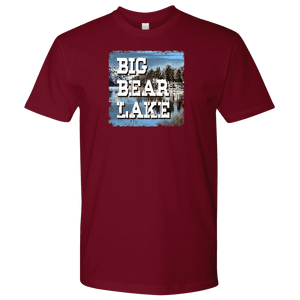 Big Bear Lake V.1, Men's Shirts T-shirt Next Level Mens Shirt Cardinal S