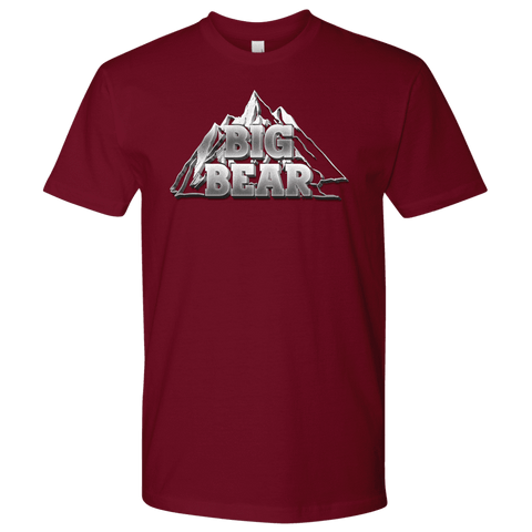 Image of Big Bear V.2, Mens T-shirt Next Level Mens Shirt Cardinal S