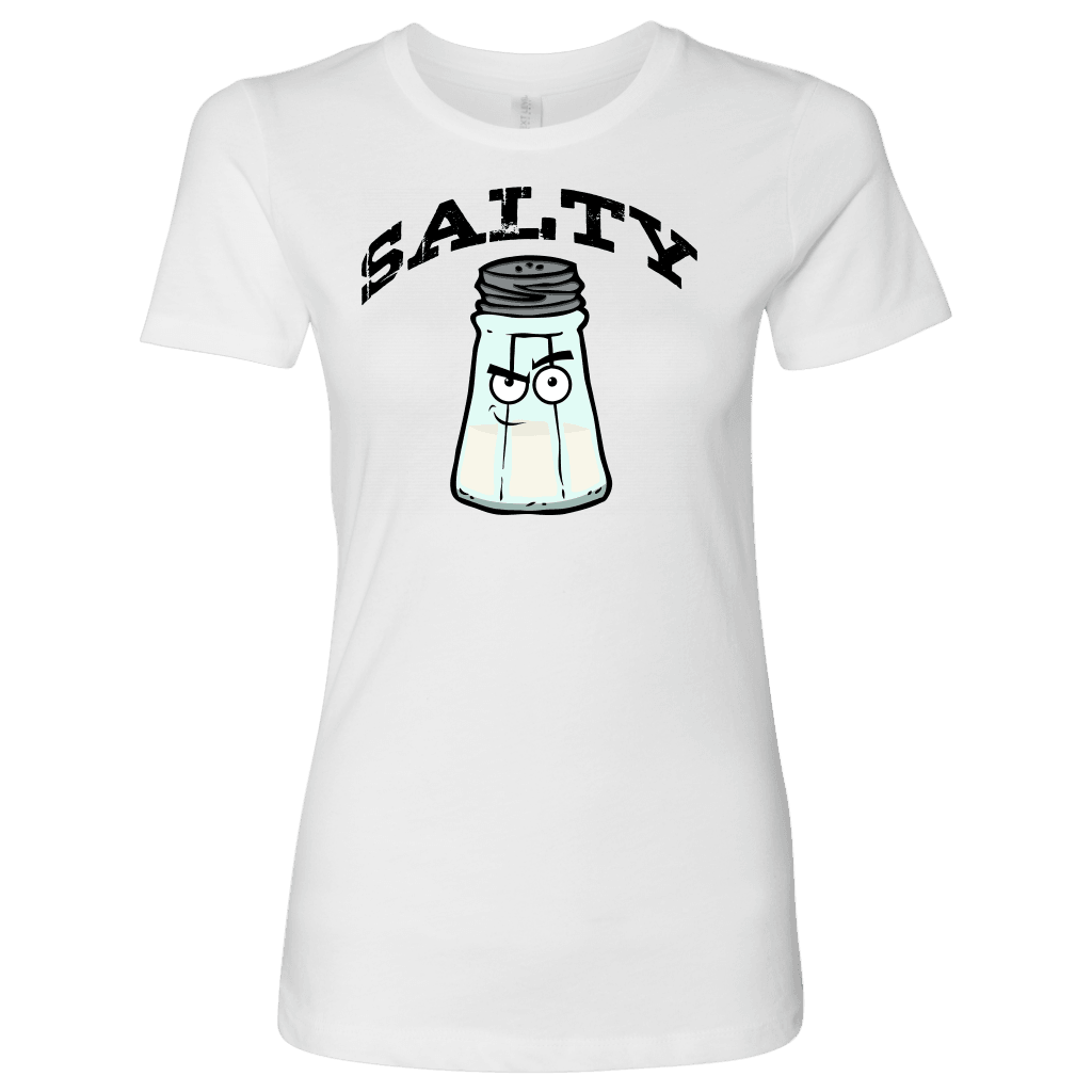 Salty V.1 Womens T-shirt Next Level Womens Shirt White S