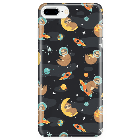 Image of Space Sloth Phone Case Phone Cases iPhone 7 Plus/7s Plus/8 Plus 