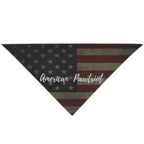 Image of American Pawtriot Bandana V.1 Pet Bandana Pet Bandana 