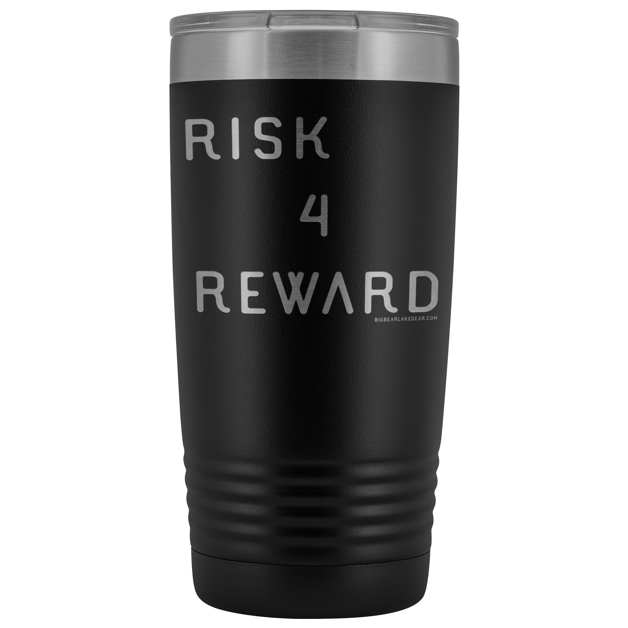 Risk 4 Reward | Try Things and Get Rewards | 20 oz Tumbler Tumblers Black 