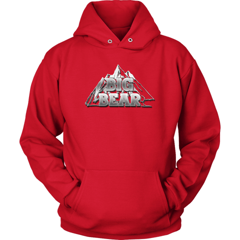 Image of Big Bear V.2, Hoodies Long Sleeve T-shirt Unisex Hoodie Red S