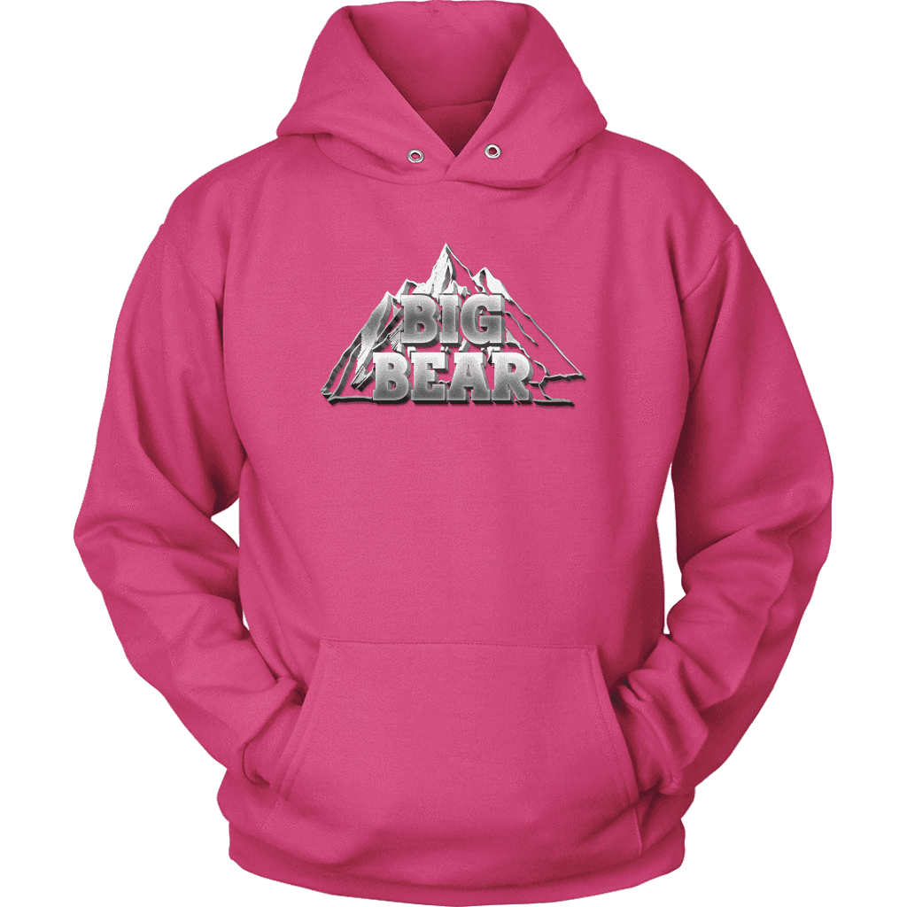 Big Bear V.2, Hoodies Long Sleeve T-shirt Unisex Hoodie Sangria S