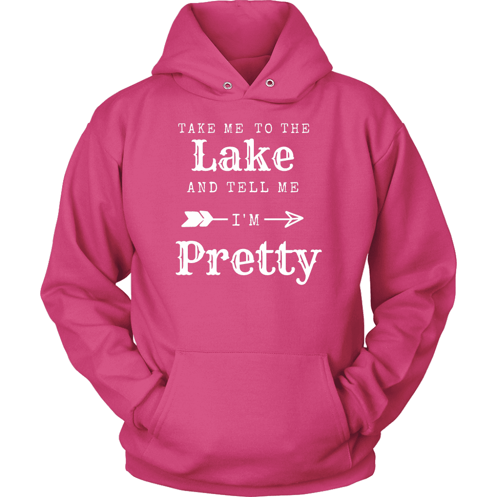 To The Lake T-shirt Unisex Hoodie Sangria S