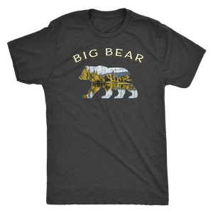 Big Bear V.1 Men's Shirts T-shirt Next Level Mens Triblend Vintage Black S