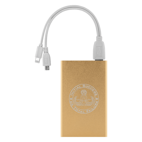 Image of Initial Success or Total Failure EOD Power Bank Power Banks Gold 