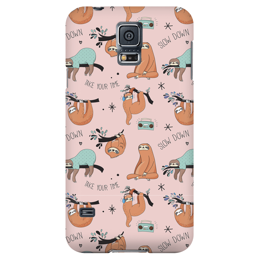 Pink Sloth Collage Phone Case Phone Cases Galaxy S5 