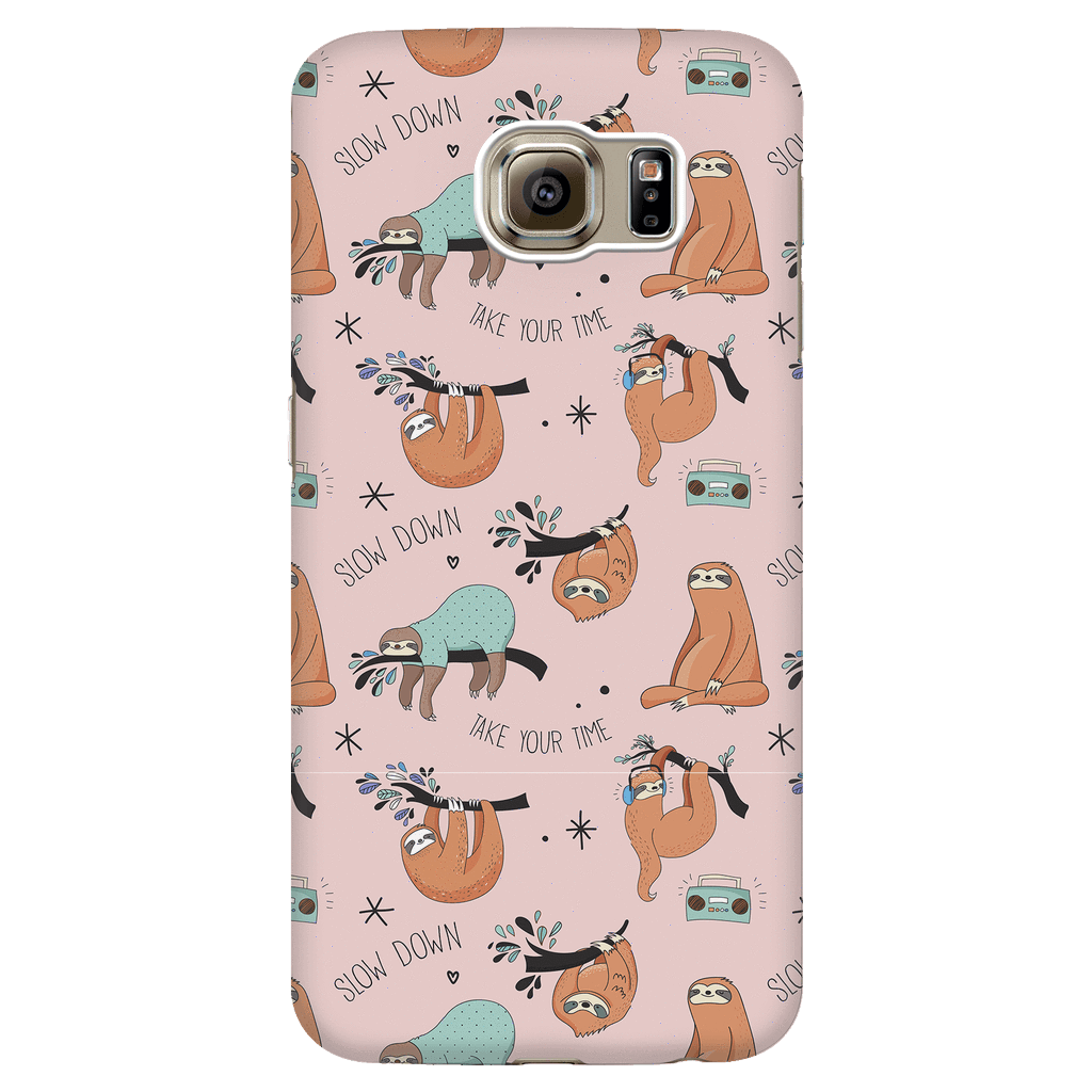 Pink Sloth Collage Phone Case Phone Cases Galaxy S6 