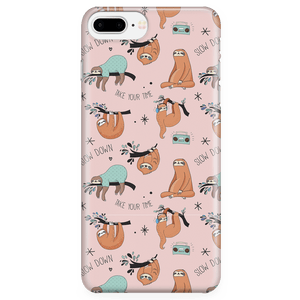 Pink Sloth Collage Phone Case Phone Cases iPhone 7 Plus/7s Plus/8 Plus 