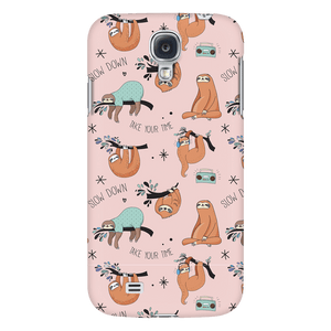 Pink Sloth Collage Phone Case Phone Cases Galaxy S4 