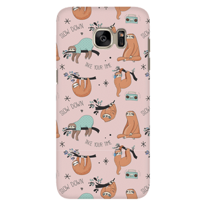 Pink Sloth Collage Phone Case Phone Cases Galaxy S7 