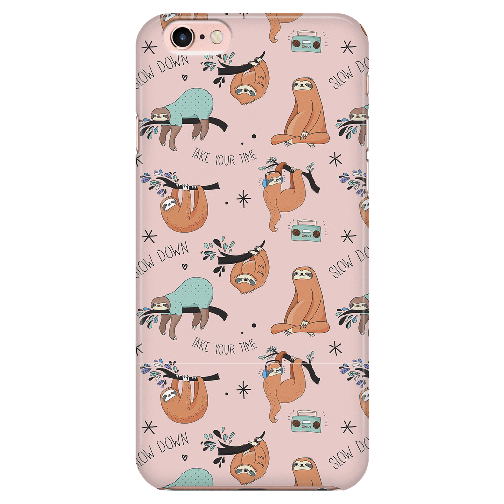Pink Sloth Collage Phone Case Phone Cases iPhone 6/6s 
