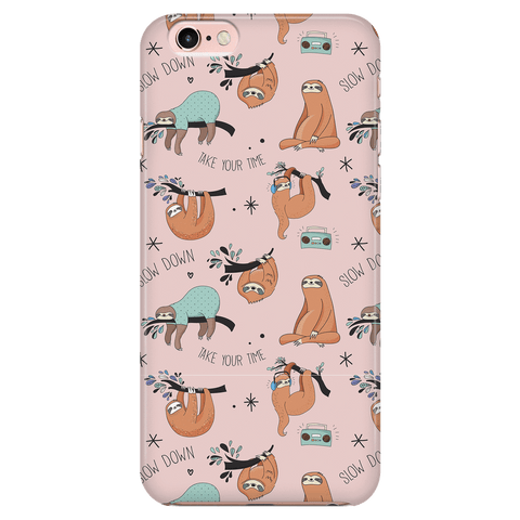 Image of Pink Sloth Collage Phone Case Phone Cases iPhone 6/6s 